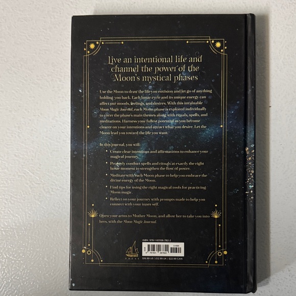 Moon Magic Journal with Gold Accents - Picture 2 of 2